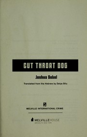 Cover of: Cut throat dog by Yehoshuʻa Sobol