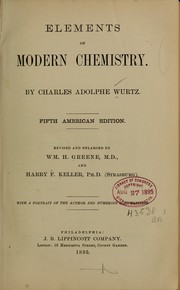 Cover of: Elements of modern chemistry