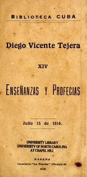 Cover of: Enseñanzas y profecias