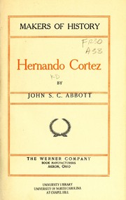Cover of: Hernando Cortez by John S. C. Abbott
