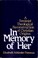 Cover of: In Memory of Her