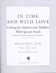 Cover of: In time and with love: caring for infants and toddlers with special needs.