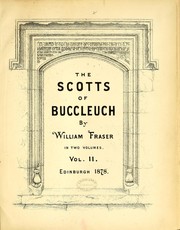 Cover of: The Scotts of Buccleuch. [With plates, including portraits and facsimiles.]