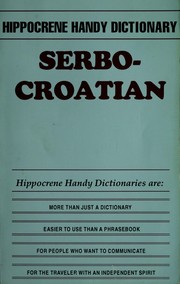 Cover of: Serbocroat at Your Fingertips (Hippocrene Handy Dictionaries)
