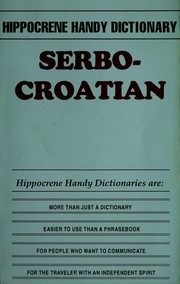 Cover of: Serbocroat at Your Fingertips (Hippocrene Handy Dictionaries) by LEXUS, Andrijana Hewitt, LEXUS, Andrijana Hewitt