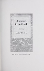 Cover of: Summer in the South