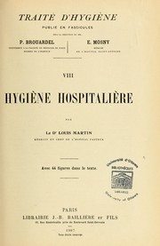 Cover of: Traité d'hygiène
