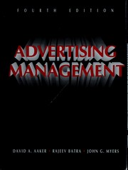 Cover of: Advertising management