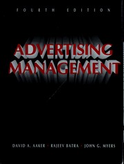 Cover of: Advertising management by David A. Aaker, David A. Aaker