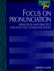 Cover of: Focus on pronunciation: principles and practice for effective communication.