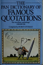 Modern dictionary of quotations by Robin Hyman