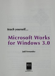 Cover of: Microsoft Works for Windows 3.0