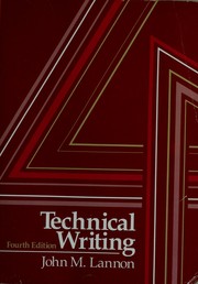 Cover of: Technical writing
