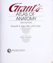 Cover of: Grant's atlas of anatomy. by 