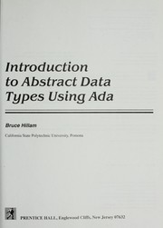 Cover of: Introduction to abstract data types using Ada by Bruce Hillam