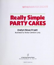 Cover of: Really simple party cakes