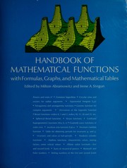 Cover of: Handbook of mathematical functions with formulas, graphs, and mathematical tables by 
