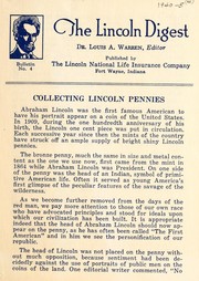Collecting Lincoln pennies by Louis Austin Warren