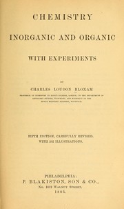 Cover of: Chemistry, inorganic and organic: with experiments