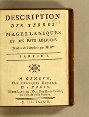 Cover of: Description des terres Magellaniques et des pays adjacens by Falkner, Thomas