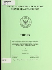 Cover of: Evaluation of potential changes to the Space Shuttle Orbiter