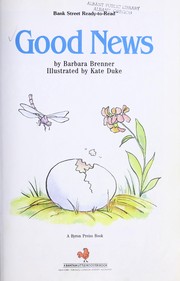 Cover of: Good news by Barbara Brenner