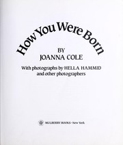Cover of: How you were born