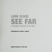 Cover of: Look close, see far by Bruce T. Martin