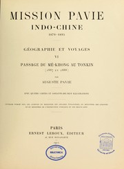 Cover of: Mission Pavie, Indo-Chine, 1879-1895 by Auguste Pavie