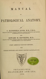 Cover of: A manual of pathological anatomy
