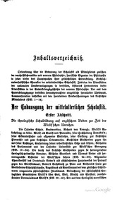 Cover of: Die Scholastik des späteren Mittelalters.