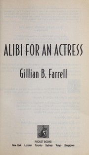 Cover of: Alibi for an Actress: Alibi for an Actress