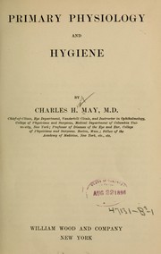 Cover of: Primary physiology and hygiene