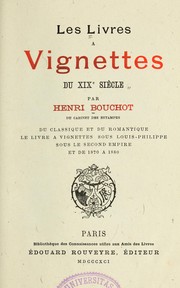 Cover of: Les livres à vignettes du XVe au XVIIIe siècle by Henri Bouchot