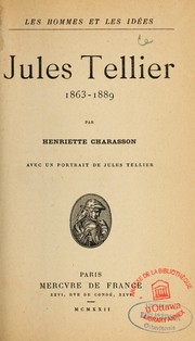 Cover of: Jules Tellier by Henriette Charasson