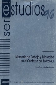 Cover of: Mercado de Trabajo y Migración en el Contexto del Cono Sur