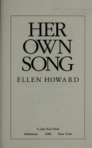 Cover of: Her own song by Ellen Howard