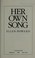 Cover of: Her own song