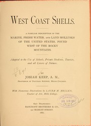 Cover of: West coast shells. by Josiah Keep