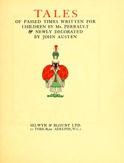 Cover of: Tales of passed times written for children