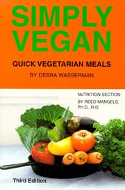 Cover of: Simply vegan by Debra Wasserman