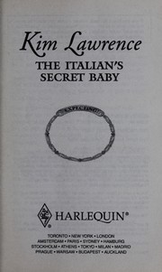 Cover of: The Italian's secret baby by Kim Lawrence