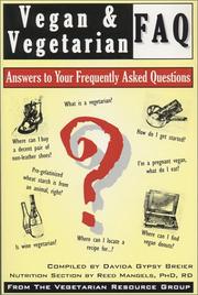 Cover of: Vegan & Vegetarian Faq: Answers to Your Frequently Asked Questions