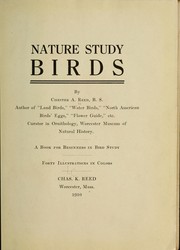 Cover of: Nature study; birds