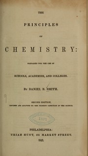 Cover of: The principles of chemistry ...