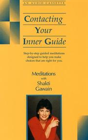 Cover of: Contacting Your Inner Guide (Meditations With Shakti Gawain)