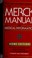 Cover of: The Merck manual of medical information