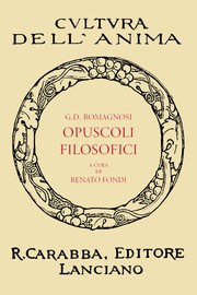 Cover of: Opuscoli Filosofici