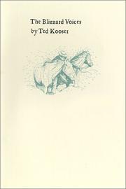 Cover of: The blizzard voices by Ted Kooser