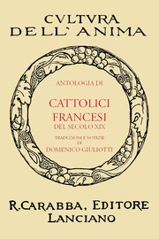 Cover of: Antologia Di Cattolici Francesi Del Secolo XIX by 